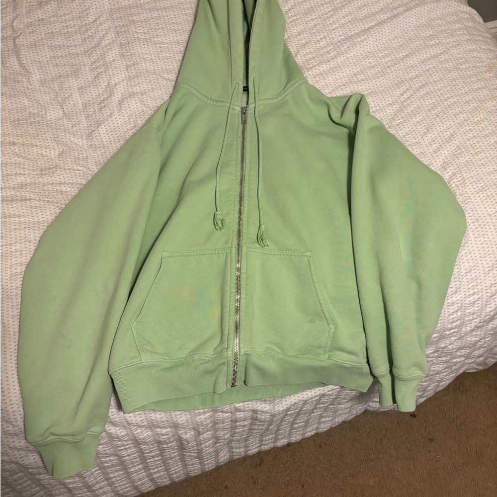 Brandy Melville Mint Green Hoodie